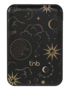 PBUMAG5AST batería externa Polímero de litio 5000 mAh Cargador inalámbrico Negro