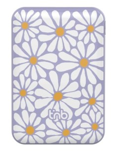 PBUMAG5FLO batería externa Polímero de litio 5000 mAh Cargador inalámbrico Lavanda