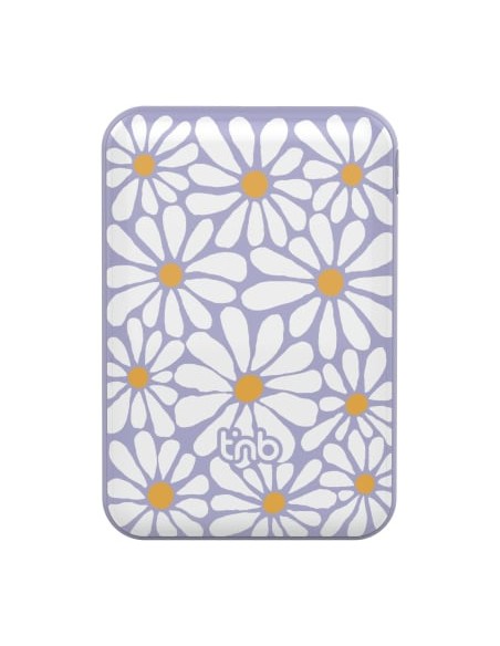 PBUMAG5FLO batería externa Polímero de litio 5000 mAh Cargador inalámbrico Lavanda