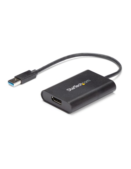 Adaptador USB 3.0 a DisplayPort - 4K 30Hz - Adaptador de Vídeo Externo USB a DisplayPort para Un Monitor - Adaptador Gráfico Ext