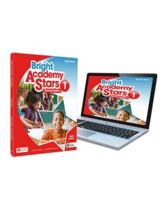Bright Academy Stars 1 Pupil s Book libro de texto de ingles impreso con acceso a la version digital