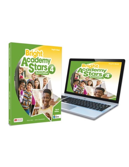 Bright Academy Stars 4 Pupil s Book libro de texto de ingles impreso con acceso a la version digital