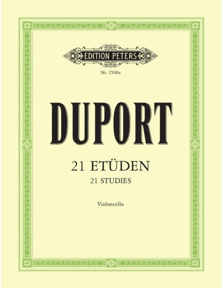 21 ETUDEN VIOLOCHELO DUPORT
