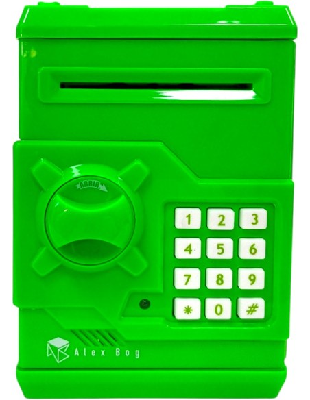 Caja fuerte electronica color verde