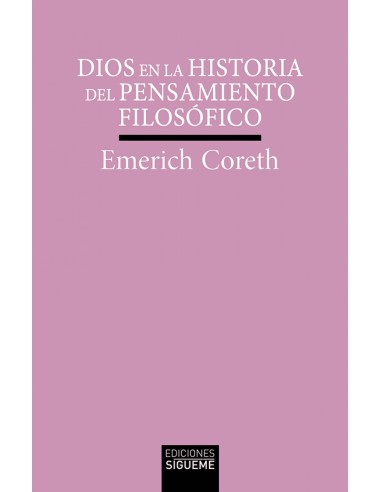Dios en la historia del pensamiento filosofico
