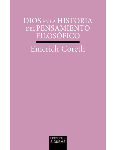 Dios en la historia del pensamiento filosofico
