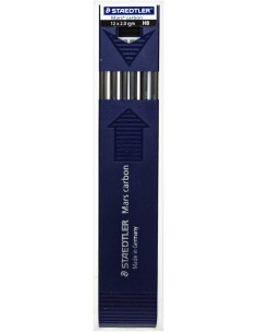 ESTUCHE 12 MINAS 2MM HB MARS CARBON STAEDTLER