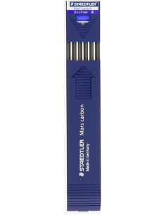 ESTUCHE 12 MINAS 2MM B MARS CARBON STAEDTLER