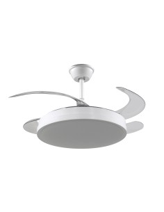 VT-SENZA ECO ventilador Transparente, Blanco