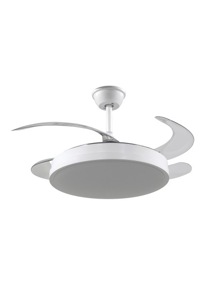 VT-SENZA ECO ventilador Transparente, Blanco