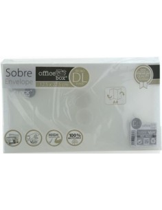 PAQ 10 SOBRE DL V LOCK 125X225 MM VELCRO COLOR TRANSLUCIDO