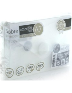 PAQ 10 SOBRE A7 V LOCK 85X120 MM VELCRO COLOR TRANSLUCIDO