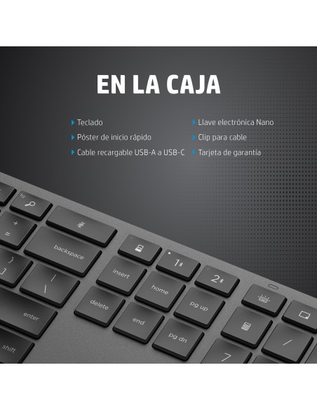 Teclado inalámbrico de modo dual 975 Teclado inalámbrico de modo dual 975