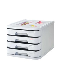 MODULO A-SERIES 4 CAJ. GRIS 1000MAS-08