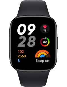 Redmi Watch 3 4,45 cm (1.75") AMOLED 42 mm Digital 390 x 450 Pixeles Pantalla táctil Negro GPS (satélite)