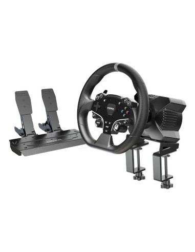 RS053 mando y volante Negro USB Volante + Pedales PC, Xbox One, Xbox Series S, Xbox Series X