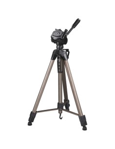 | Trípode para cámaras réflex, trípode extensible 166 cm, aluminio, cabeza 3D, soporte para cámaras de fotos estable, Color dora