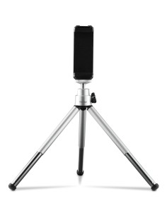 Fancy 2in1 tripode Smartphone/Cámara digital 3 pata(s) Plata