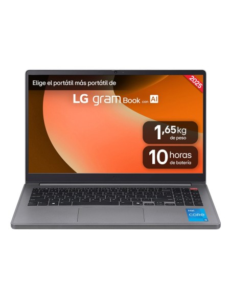 Gram 15UD50T Intel® Core i5 i5-1334U Portátil 38,1 cm (15") Full HD 512 GB SSD Wi-Fi 6 (802.11ax) FreeDOS Español Plata