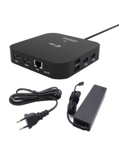 USB-C Dual HDMI Docking Station with Power Delivery 100 W + Universal Charger 100W
