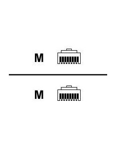 Yellow Cable for Ethernet, Straight-through, RJ-45, 1.8m cable de red Amarillo 1,8 m