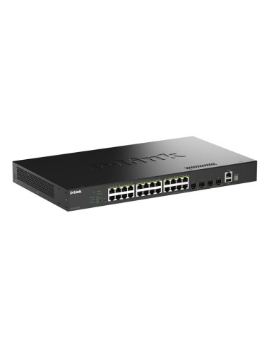 DGS-1530-28P/E switch Gestionado L2 Gigabit Ethernet (10/100/1000) Energía sobre Ethernet (PoE) Negro