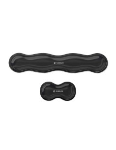 SUBMP-04E061 descansa muñecas Poliuretano (PU), Silicona Negro