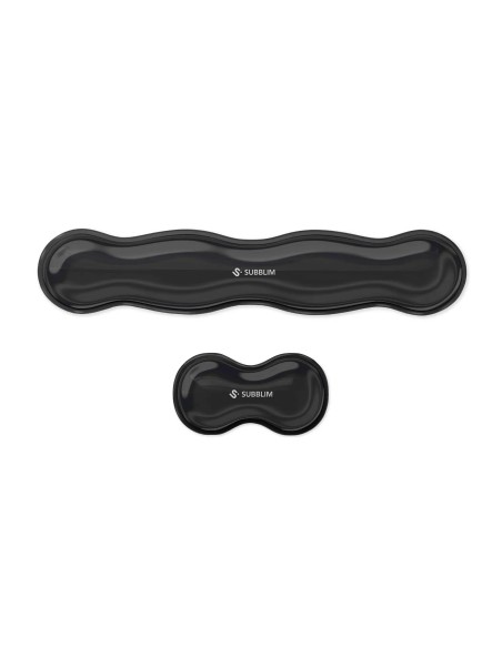 SUBMP-04E061 descansa muñecas Poliuretano (PU), Silicona Negro SUBMP-04E061 descansa muñecas Poliuretano (PU), Silicona Negro