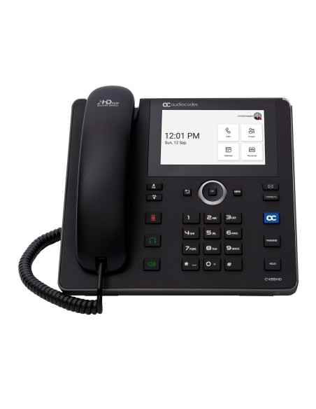 C455HD teléfono IP Negro 8 líneas TFT Wifi C455HD teléfono IP Negro 8 líneas TFT Wifi