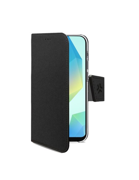 WALLY funda para teléfono móvil 17 cm (6.7") Funda cartera Negro