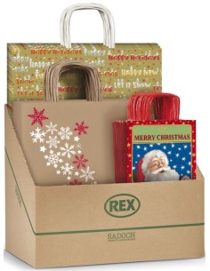 EXP 100 BOLSAS SURTIDAS DISENO NAVIDAD SADOCH