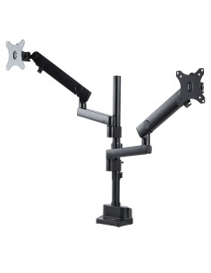 Brazo de Soporte para Dos Monitores - Base Soporte de Movimiento Articulado y Altura Ajustable para 2 Monitores VESA de hasta 32