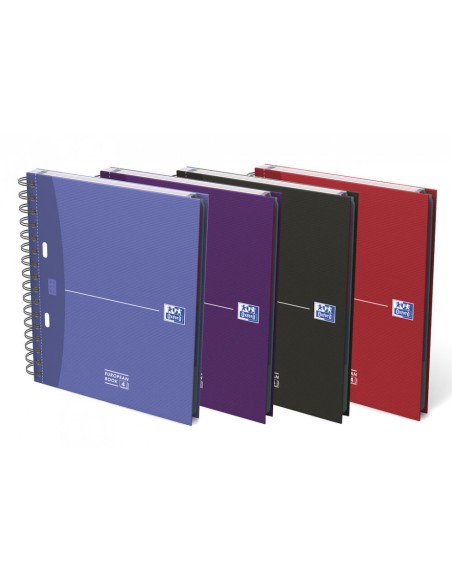 100100314 cuaderno y block A5 Púrpura, Azul, Rojo, Negro 100100314