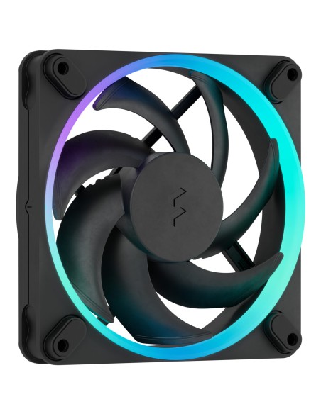 Momentum 12 RGB Carcasa del ordenador Ventilador 12 cm Negro 3 pieza(s)