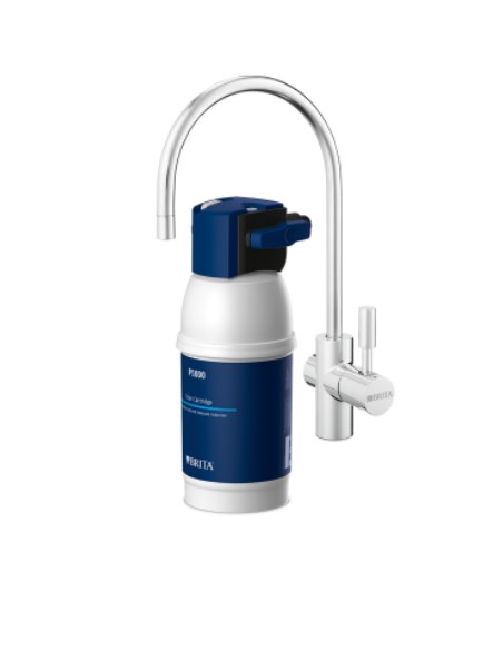 mypure P1 Sistema de filtración de agua situado debajo del fregadero Azul, Blanco