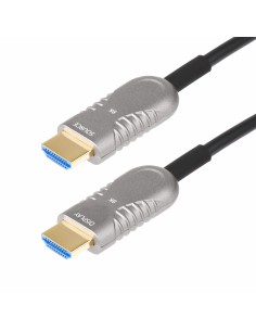 Cable HDMI 2.1 Híbrido Activo Óptico AOC de 30,4m - CMP Plenum - Cable HDMI 2.0/2.1 de Ultra Alta Velocidad 8K de Fibra Óptica -