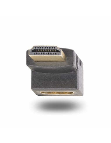 Adaptador HDMI 2.0 Acodado Hacia Arriba - Macho a Hembra - Adaptador HDMI en Ángulo Recto - Ahorrador de Puertos HDMI de Alta Ve