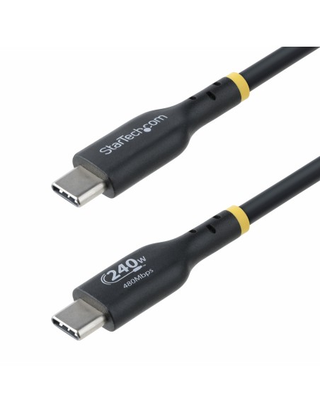 Cable de Carga USB-C de 3m - Cable USB Tipo C - Certificación USB-IF - PD de 240W EPR - Cable USB 2.0 USB-C de Carga para Portát