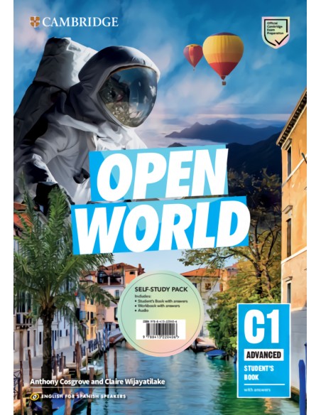 Open World Advanced Self study Pack Student s Book with answers and Workbook with answers and Class Audio English for Spanish S