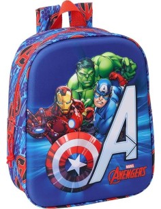 MOCHILA GUARDERIA 3D AVENGERS 3D 22x27x10cm