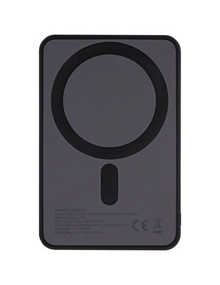 PBUMAG5 batería externa 5000 mAh Cargador inalámbrico Negro