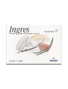 Bloc dibujo papel ingres a3 20h 108g encolado