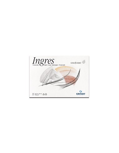 Bloc dibujo papel ingres a3 20h 108g encolado