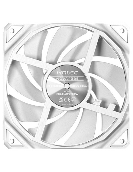 Nova Carcasa del ordenador Ventilador 12 cm Blanco 1 pieza(s)