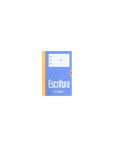 Cuaderno escritura 13 lamela