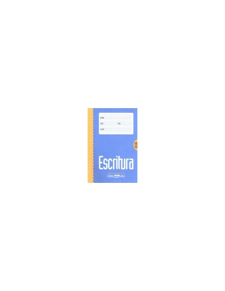 Cuaderno escritura 13 lamela
