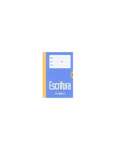 Cuaderno escritura 14 lamela