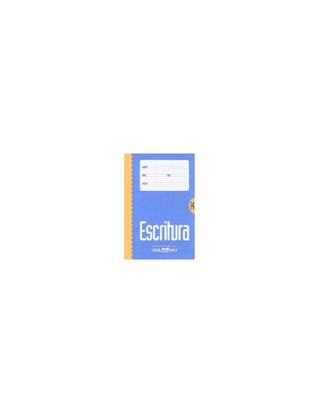 Cuaderno escritura 14 lamela