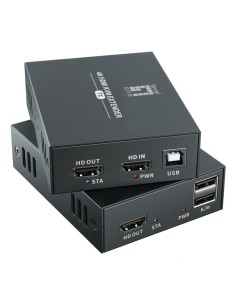 HVE-8111 extensor audio/video Transmisor y receptor de señales AV Negro