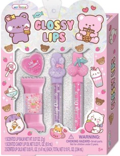 SET DE LAPIZ LABIAL LABIOS BRILLANTES CRITTER